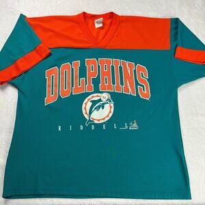 Riddell MIAMI DOLPHINS Vintage 1996 Football Jersey men’s size XL USA Made